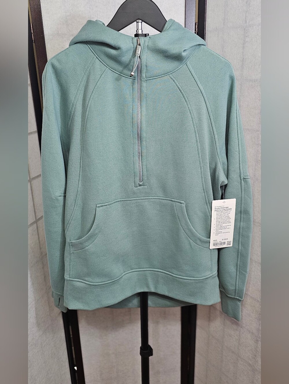 ​NWT Lululemon Scuba Oversized Half-Zip Long Hoodie in Crater Blue (XS/S)